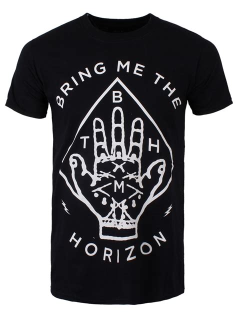 Bring Me The Horizon Diamond Hand Mens Black T Shirt Buy Online At