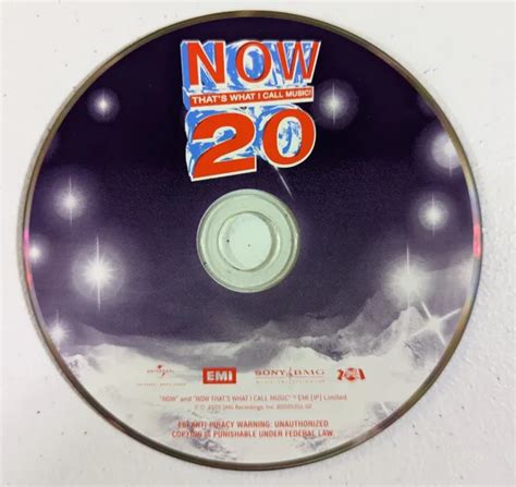 Now Thats What I Call Music Now 20 Cd Disc Only 2005 Emi Sony Bmg