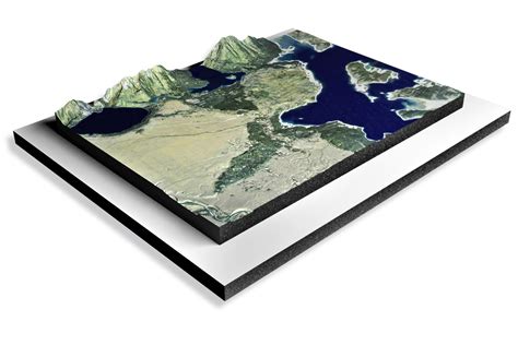 Grand Teton National Park Jenny Lake 3d Raised Relief Satellite Map