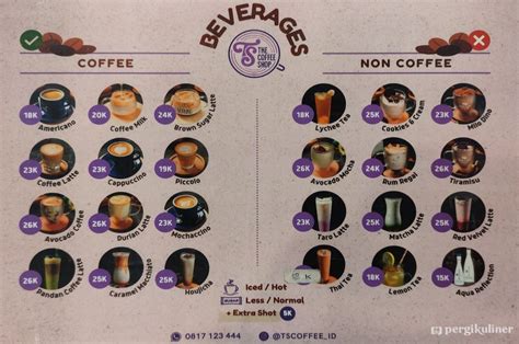 Selalu Diperbarui Menu Ts The Coffee Bintaro Tangerang