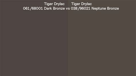 Tiger Drylac Dark Bronze Vs Neptune Bronze Side By