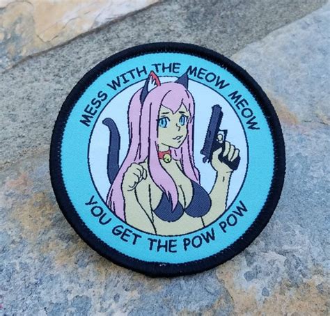 Tactical Morale Anime Patch For Edc Hook And Loop Embroidered Etsy