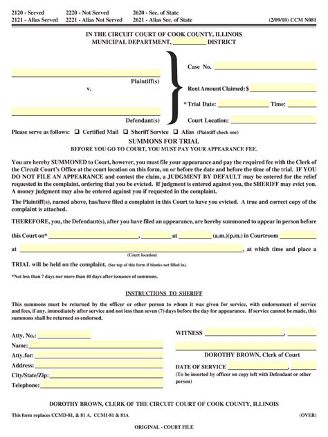 Forms Cook County Circuit Court Fill Online Printable Fillable