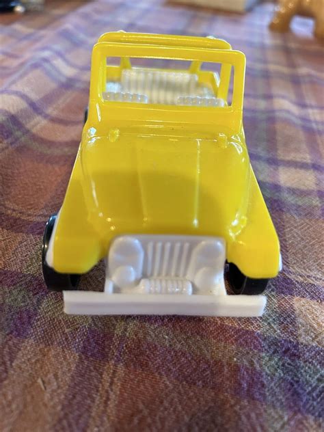 Vintage Gay Toys Yellow Jeep W Roll Bar Cage Walled Lake Mi Ebay