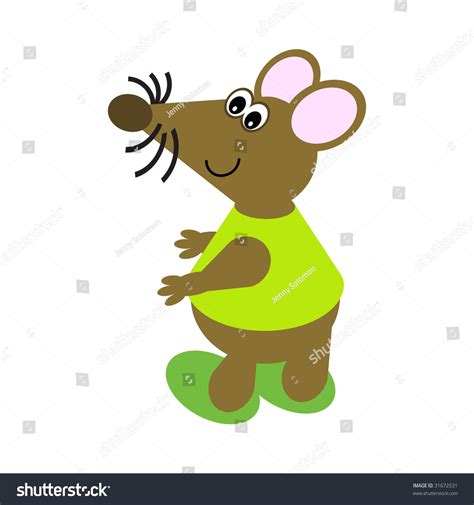 Cartoon Happy Dancing Mouse Stock Illustration 31672531 Shutterstock