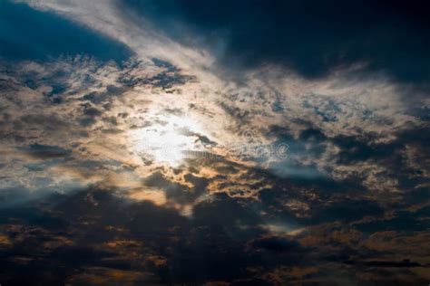 Dramatic Cloudy Sky Clouds Natural Sky Background Stock Image Image