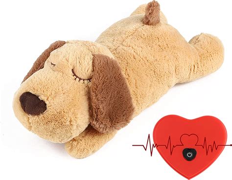 Newthinking Puppy Heartbeat Stuffed Toy Pet Anxiety Relief And