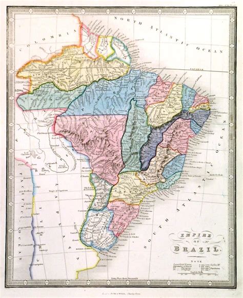 EMPIRE OF BRAZIL Map Of Brazil By Wyld J 1849 Map Garwood Voigt