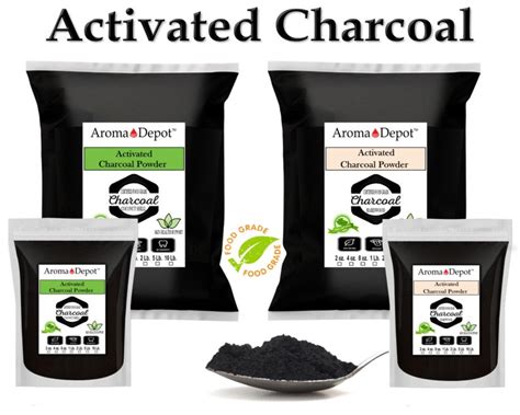 Activated Charcoal Powder 100 Pure Natural Food Grade Coconut Etsy