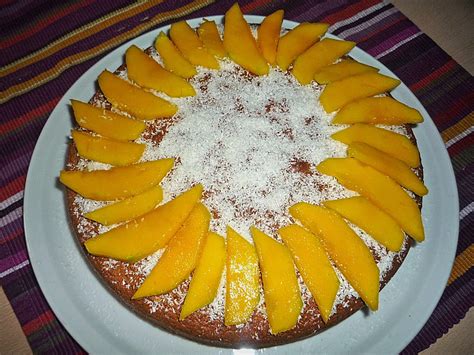 100g bitterschokolade (85%) 75 g butter 1 prise salz 1 1/2 el mandelmus… Schoko - Mandel - Mango - Kuchen (Rezept mit Bild ...