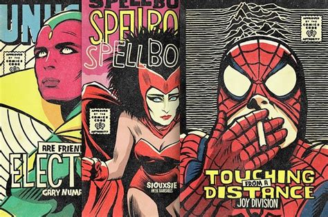 8 Marvel Superheroes Reimagined As Post Punk Rock Stars