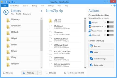 How To E Mail Zip Files With Winzip