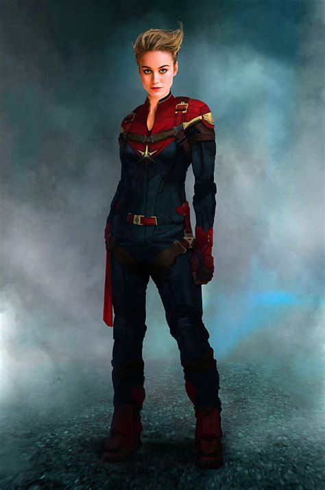 Carol Danvers Digital Art By Achiera Adine Fine Art America