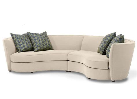 Custom Curved Shape Sofa Avelle 232 Fabric Sectional Sofas