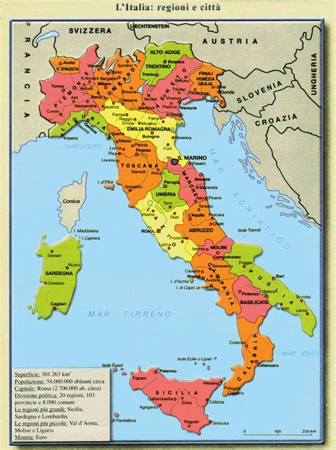 Migliore Cartina Geografica Politica Italiana 2022 Cartina Geografica
