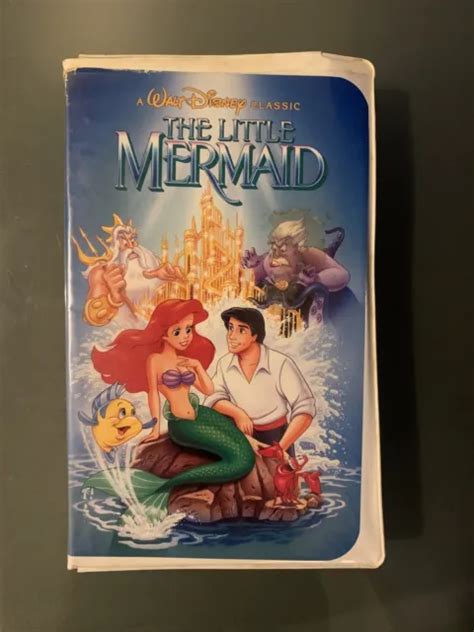 Walt Disney Classic The Little Mermaid Black Diamond Vhs Banned
