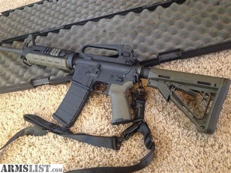 Armslist For Sale Bushmaster Ar 15 With Od Green Furniture And 2 Pmags
