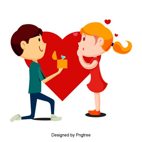 Love Romantic Png Clipart Cartoon Couple Images