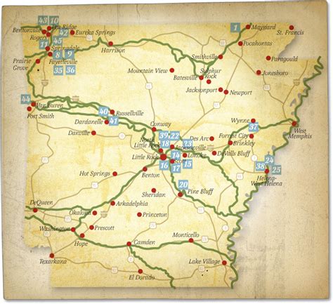 Civil War Trails In Arkansas Civil War Driving Tour