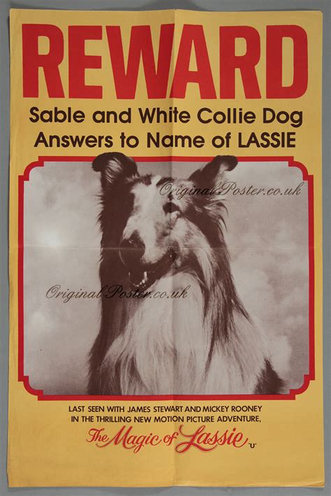 The Magic Of Lassie Original Vintage Film Poster Original Poster