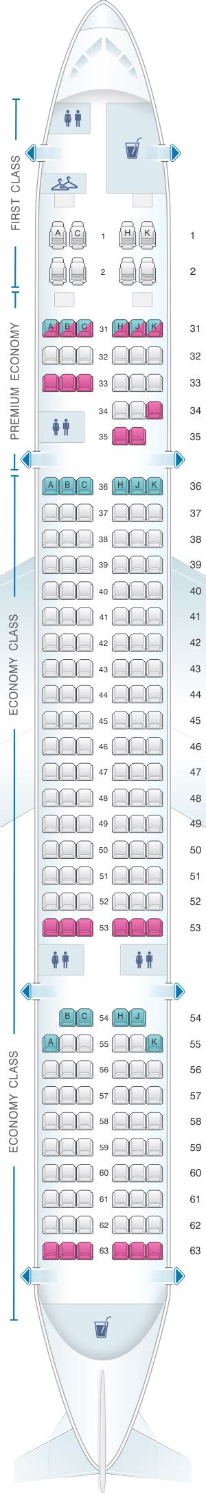 Mapa De Asientos China Southern Airlines Boeing B757 Layout A Plano