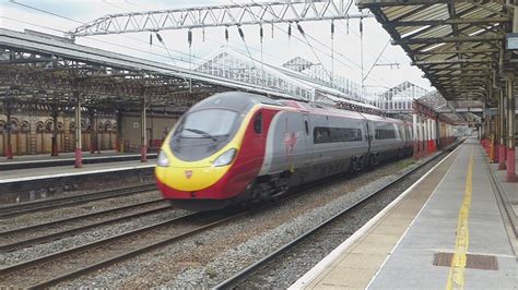 Virgin Trains Pendolino Passes Crewe Youtube