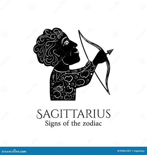Sagittarius Zodiac Stock Vector Illustration Of Icons 89661281