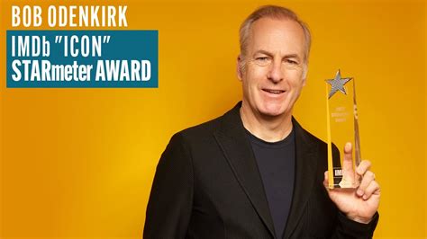 Bob Odenkirk Receives The Imdb Icon Starmeter Award Youtube