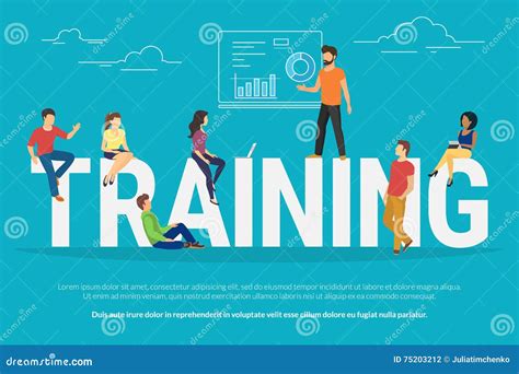 Training Concept Illustration Stock Vector Illustration Of Lecture