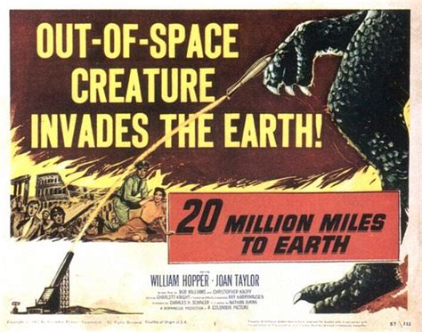 20 Million Miles To Earth Movie Poster Imp Awards