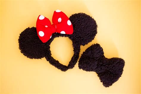 Minnie Black Sherpa Ears Mickey Ears Minnie Ears Mouse Etsy