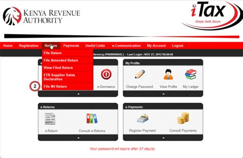 How To File Nil Tax Returns On KRA ITax Portal In Kenya Samrack Media