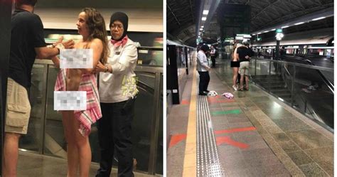 Caucasian Woman Stripped Naked At Pioneer Mrt Arrested Under Mental Health Act Nestia