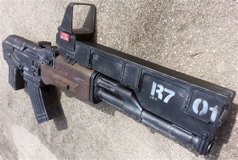 Custom Elysium Inspired Ak 47 Rifle Prop By Firebladecomics On Deviantart