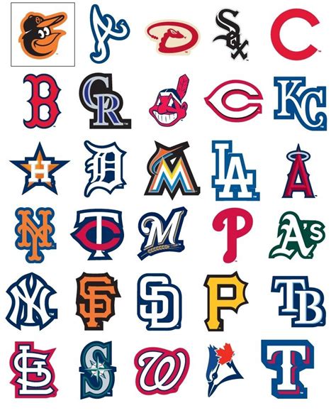 Official gear only at mlbshop.com. MLB BASEBALL LOGO STICKERS STICKER 30 TEAMS ~ LICENSED ...