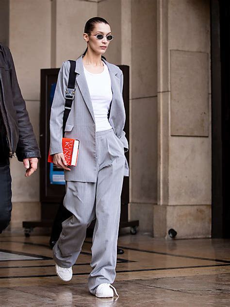 4 bella hadid outfits you can wear to work stylight