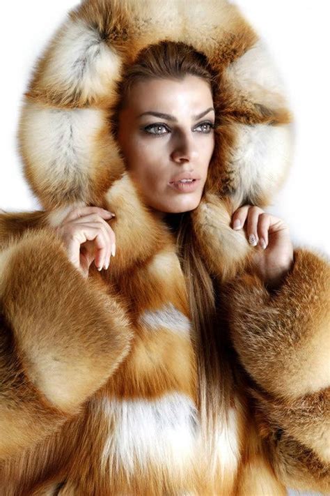 red fox jacket real fur fox jacket with hood canadian fox fur fox jacket real fur f365 in 2020