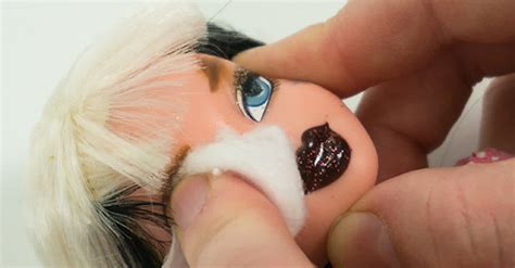 She Rubs This Dolls Face With A Cotton Ball When Shes Done This Is Amazing