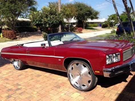 Purchase Used 1975 Chevrolet Caprice Classic Convertible 2 Door 57l In Pompano Beach Florida
