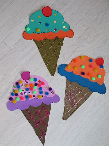 Paper Ice Cream Cones Fun Family Crafts