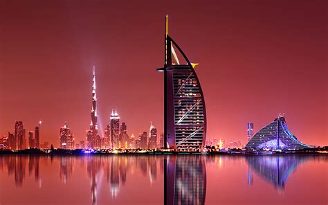 Download Wallpapers Burj Al Arab 4k Sunset Dubai Uae