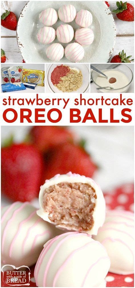 Strawberry Shortcake Oreo Balls Are Made With Just 4 Ingredients With