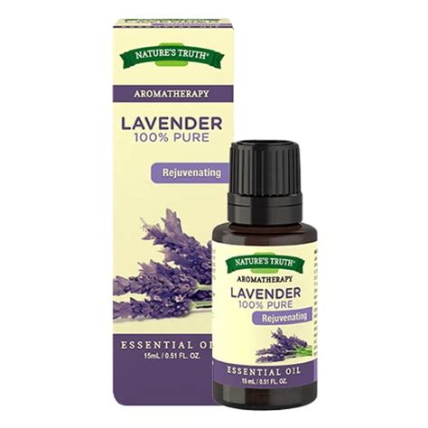 Natures Truth Aromatherapy Pure Essential Oil Lavender 051 Oz