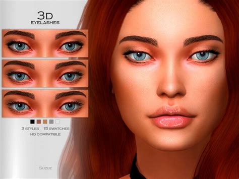 3d Eyelashes By Suzue At Tsr Sims 4 Updates