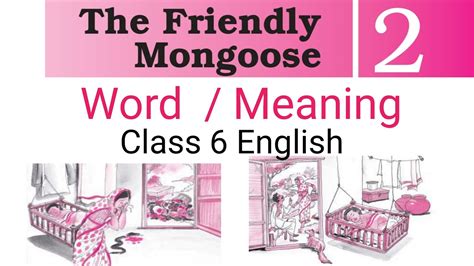 The Friendly Mongoose Word Meaning Class English Chapter Word