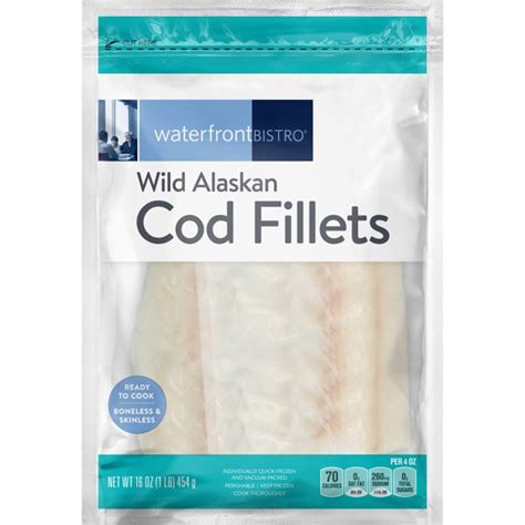Waterfront Bistro Boneless Skinless Wild Alaskan Cod Fillets Source