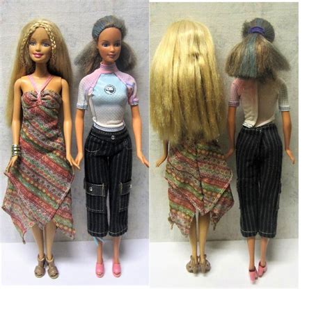 1999 Barbie Dolls Lot Of 4 Barbies By Mattel 90s Fully Dressed Etsy