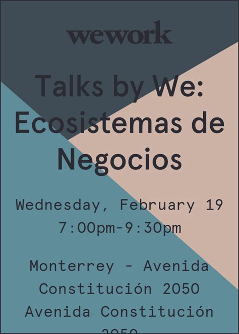 Talks By We Ecosistemas De Negocios