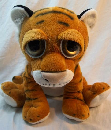 The Petting Zoo Soft Big Eyed Soft Tiger 12 Plush Stuffed Animal Toy