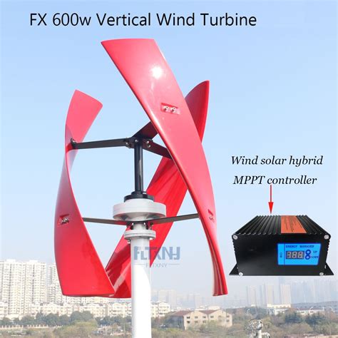 New Arrival Wind Generator 600w 24v12v Vertical Axis Wind Turbine With